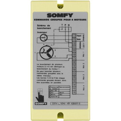 4 MOTORS GROUP CONTROL 220V  - 1810058 - 1 - Somfy